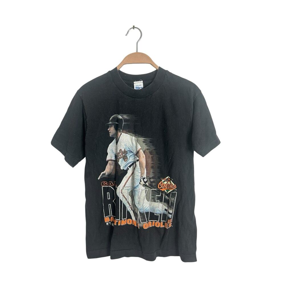 Vintage Cal Ripken Jr Baltimore Orioles Salem T-shirt Single‎ Stitch 90s BOYS XL